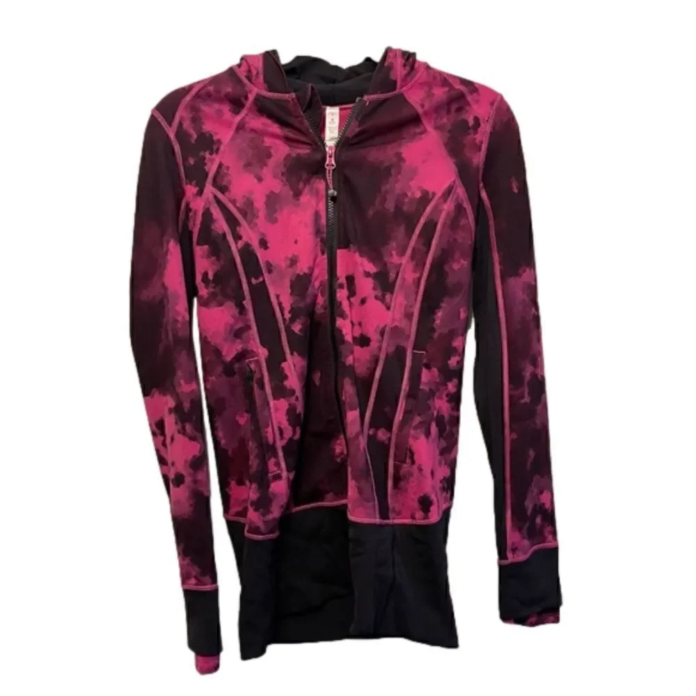 Lululemon zip up jacket with hood size 6